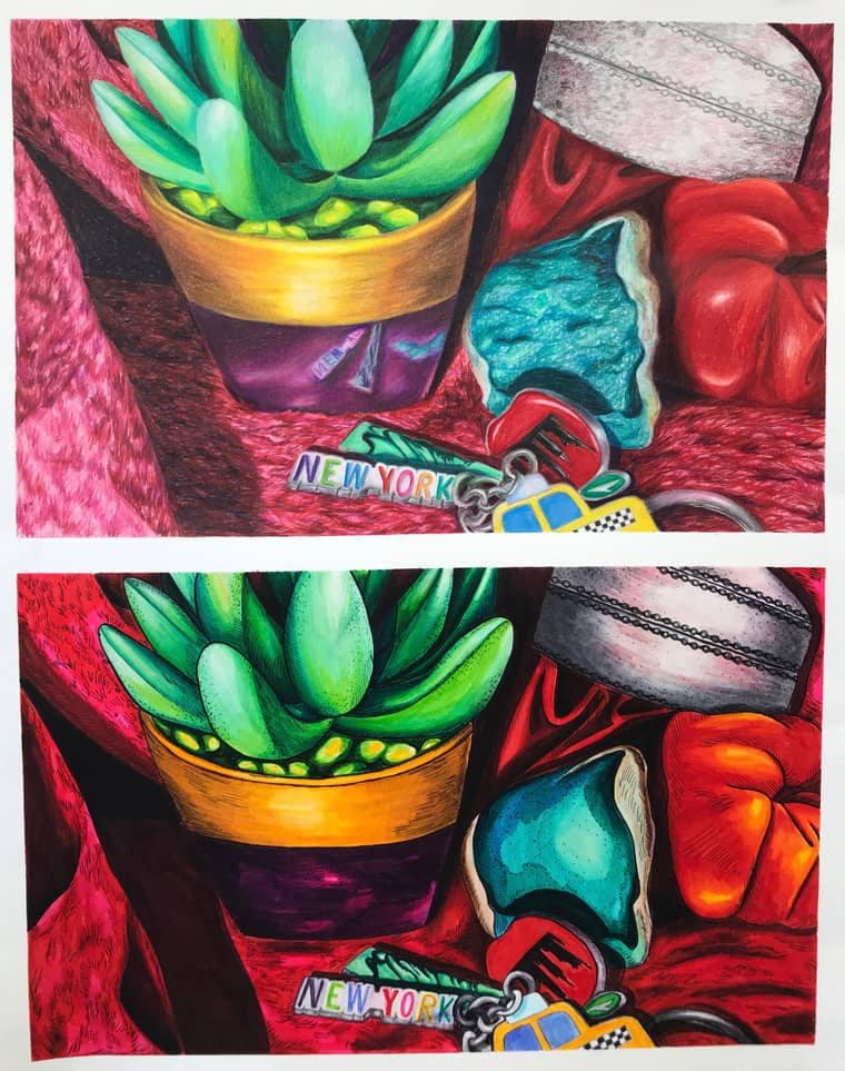 Charcoal artwork